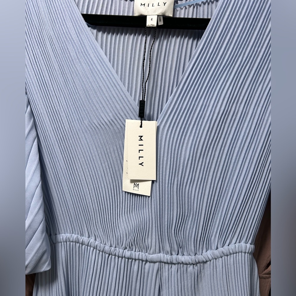 NWT MILLY
ELLE PLEATED DRESS - Picture 7 of 7